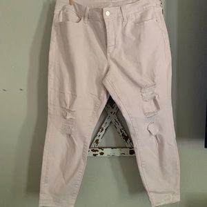 a.n.a super cute crop skinny ankle jeans size 16